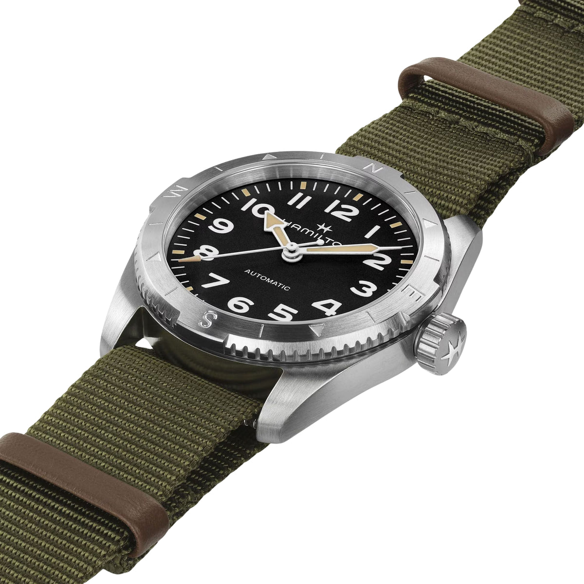 Hamilton Khaki Field 37mm Expedition Schwarz Zifferblatt NATO Automatik Uhr H70225931