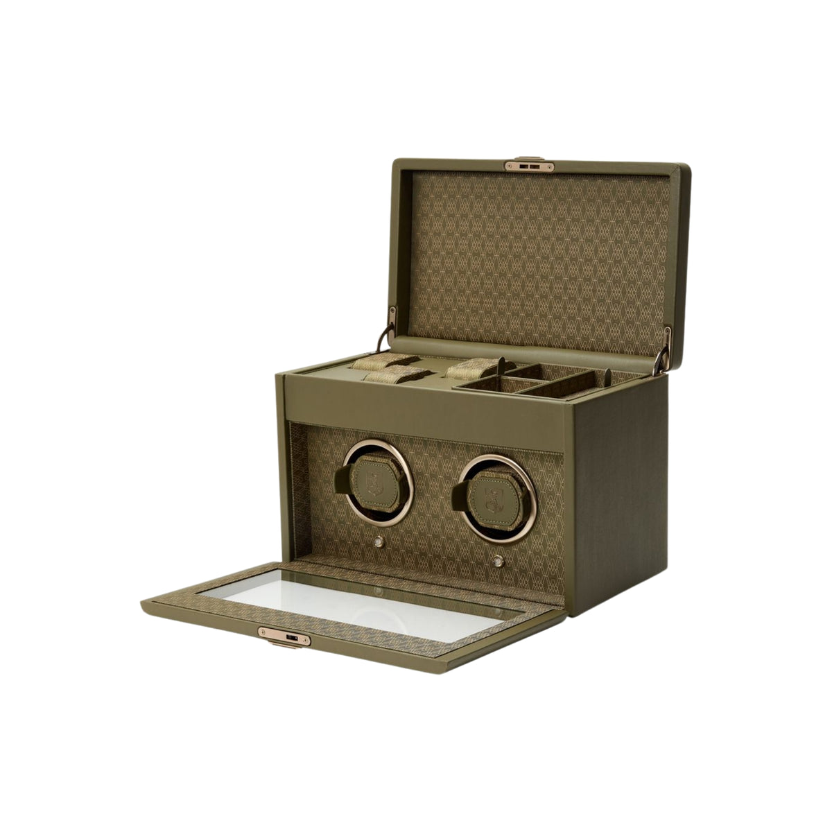 WOLF Earth 190th Anniversary Collection Olive Double Watch Winder 190441