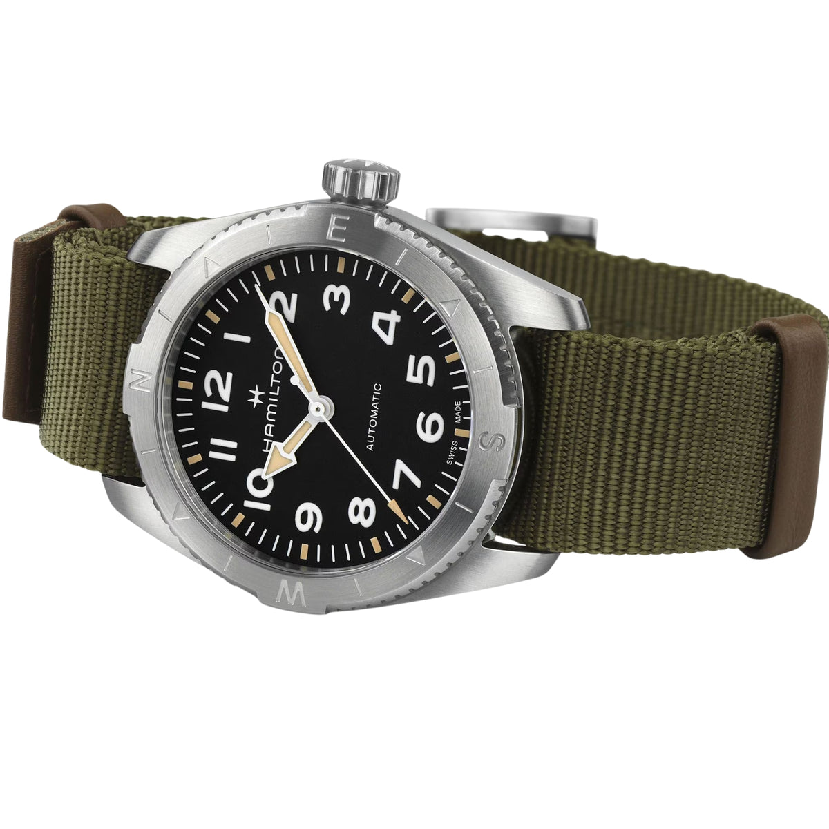 Hamilton Khaki Field 37mm Expedition Schwarz Zifferblatt NATO Automatik Uhr H70225931