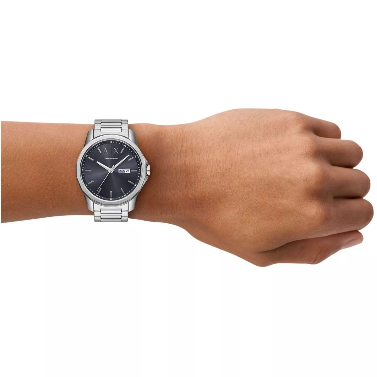 Armani Exchange Banks AX1767 on-wrist lifestyle view
