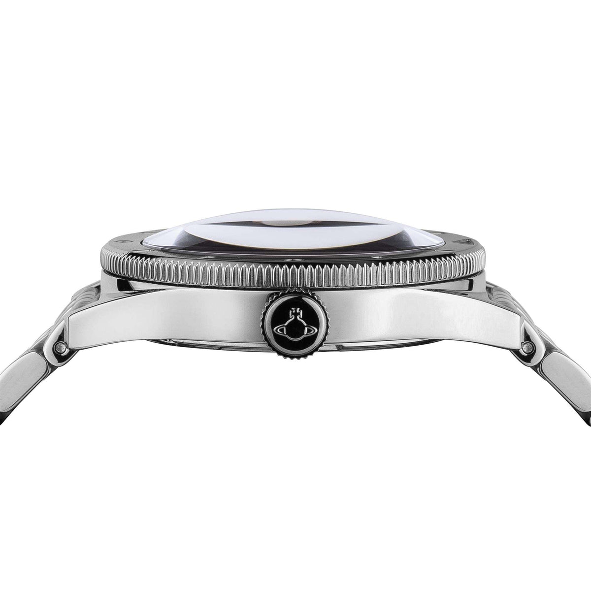 Vivienne Westwood Smithfield Stainless Steel Black Dial Men's Watch VV160BKSL - WatchNation