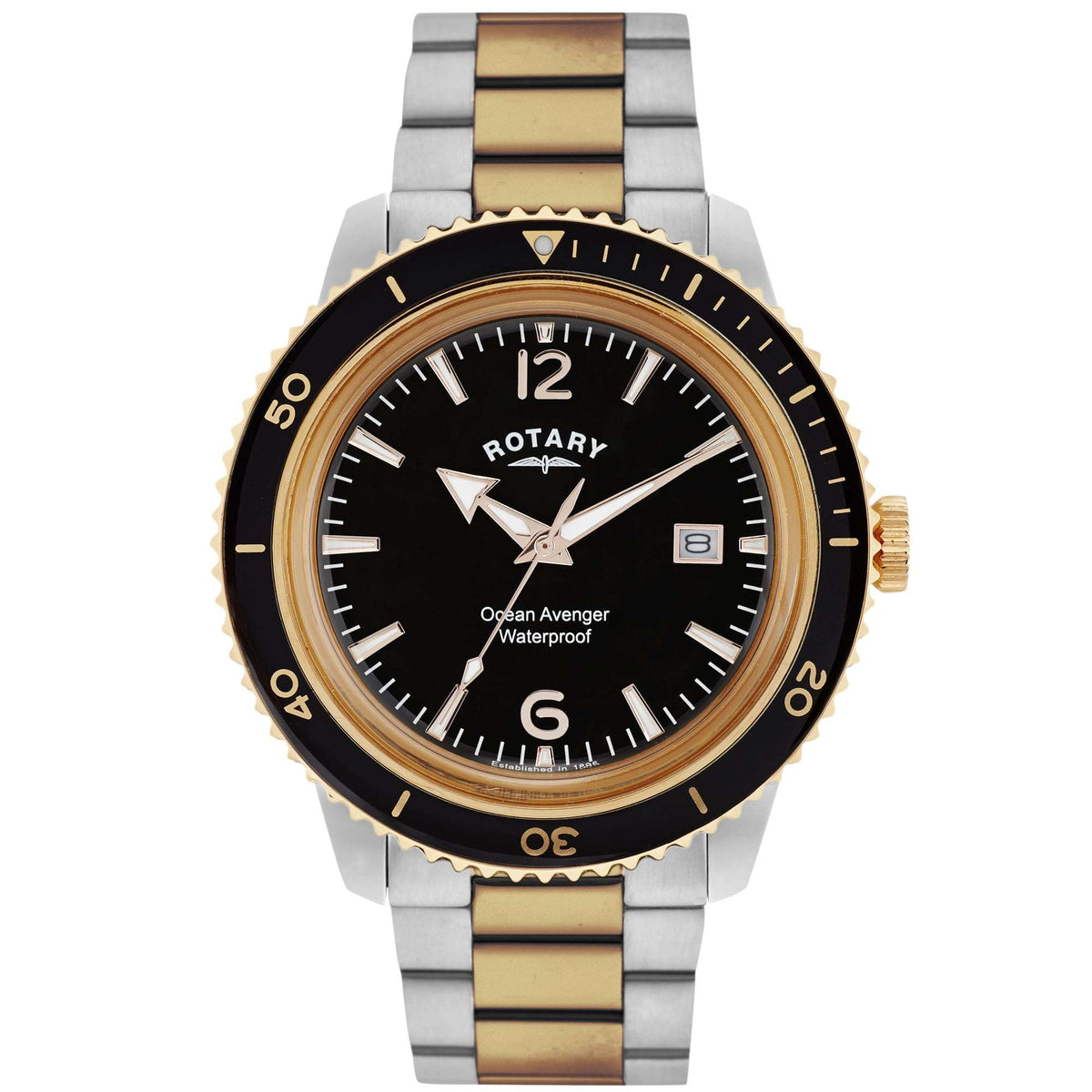 Rotary Ocean Avenger Two-Tone Men’s Watch - WatchNation