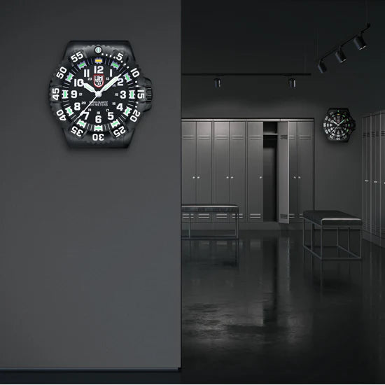 Luminox Luxury Large Luminous Wall Clock Black XL.BIG.40