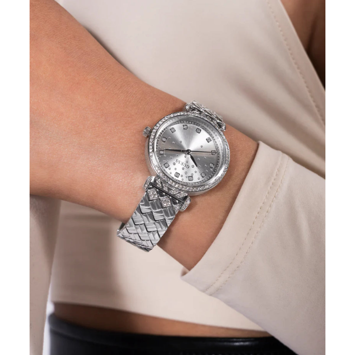 GUESS Enchantment Silver Dial Ladies Watch GW0763L1