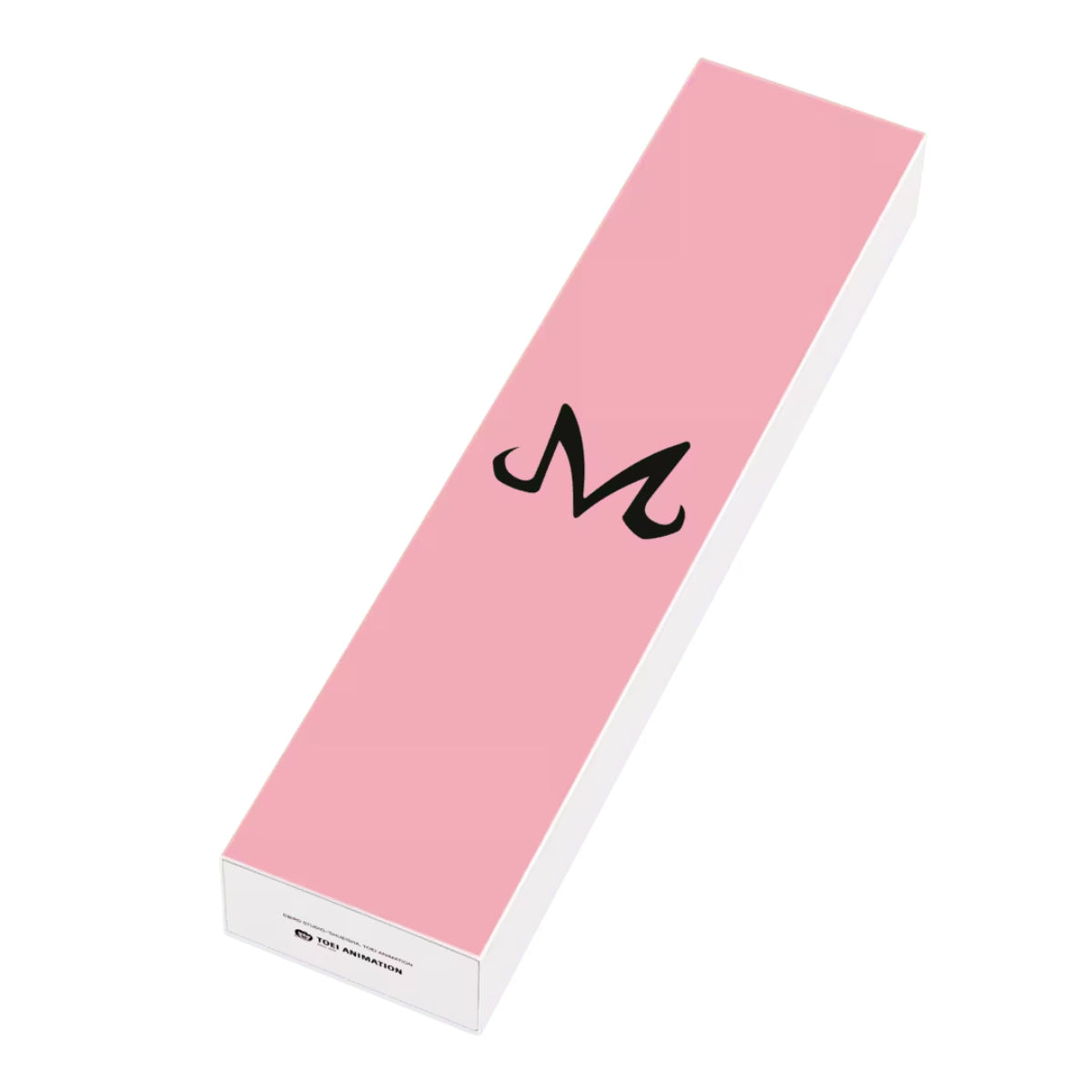 Swatch quartz wristwatch box with black logo on pink background
