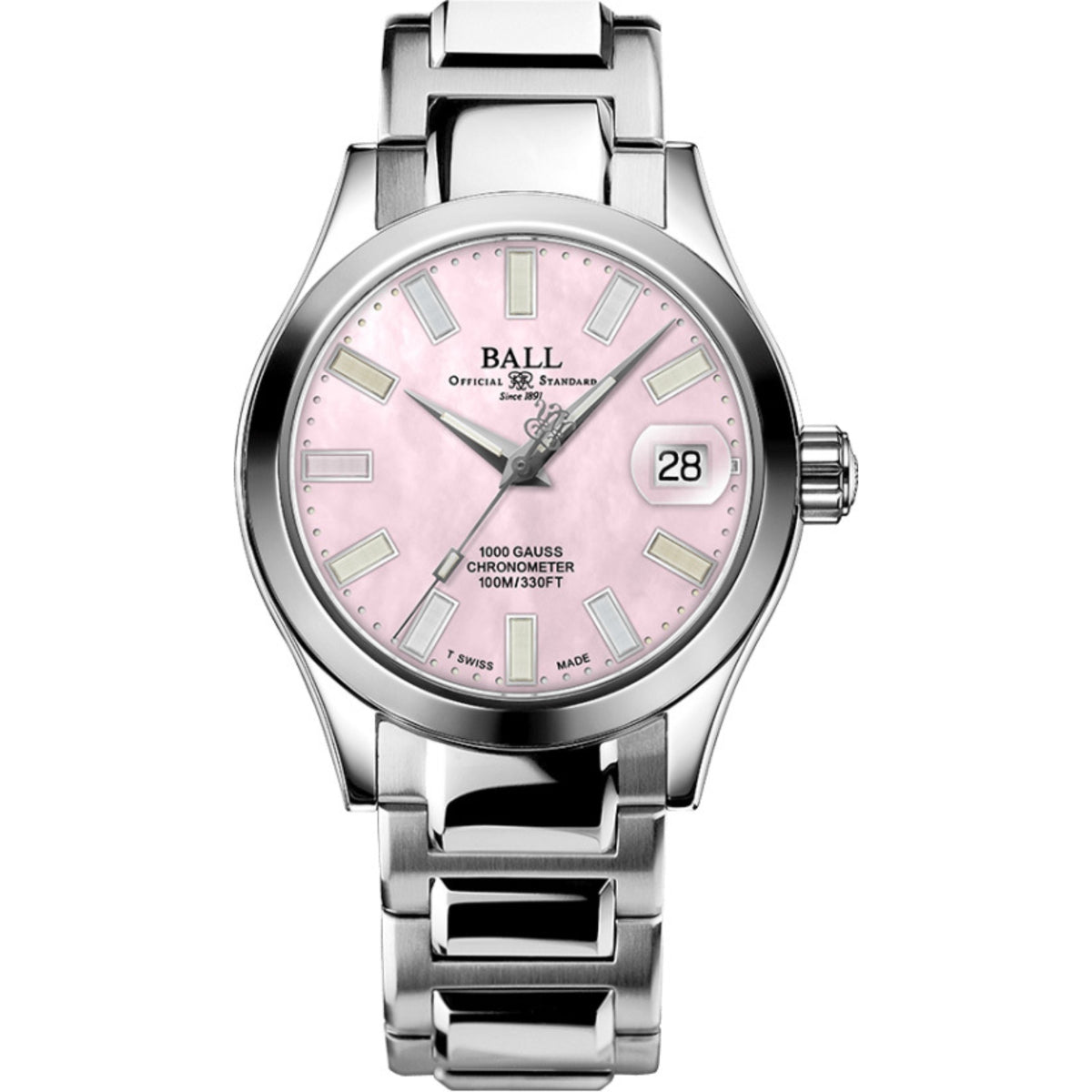 Ball Engineer III Marvelight Chronometer Automatic Women's Watch NL9616C-S1C-PKR