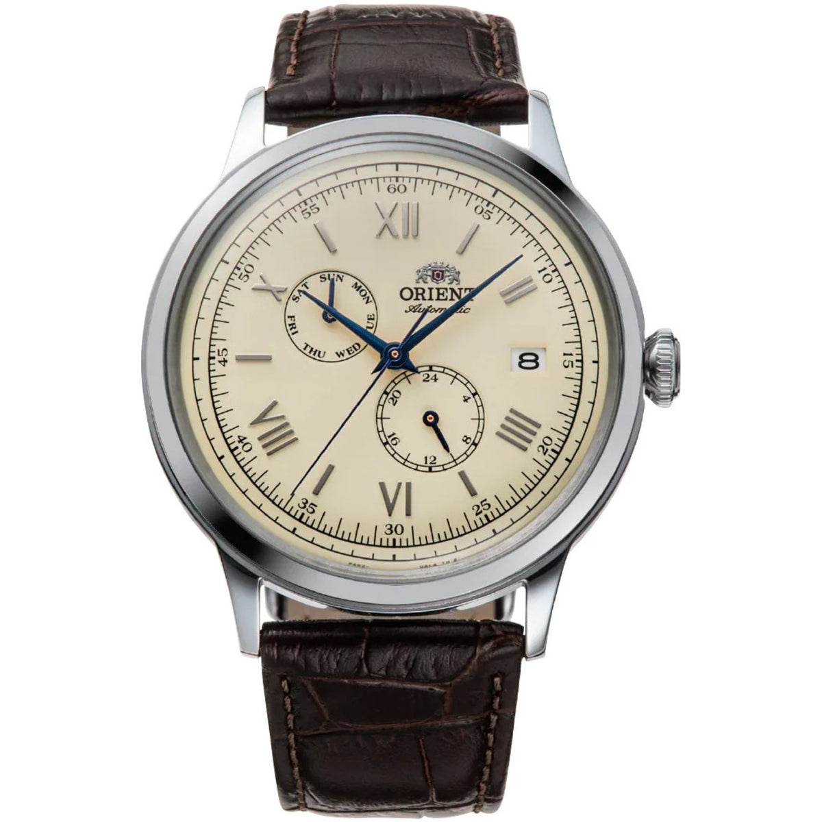 Orient Bambino RA-AK0702Y30B cream dial front view