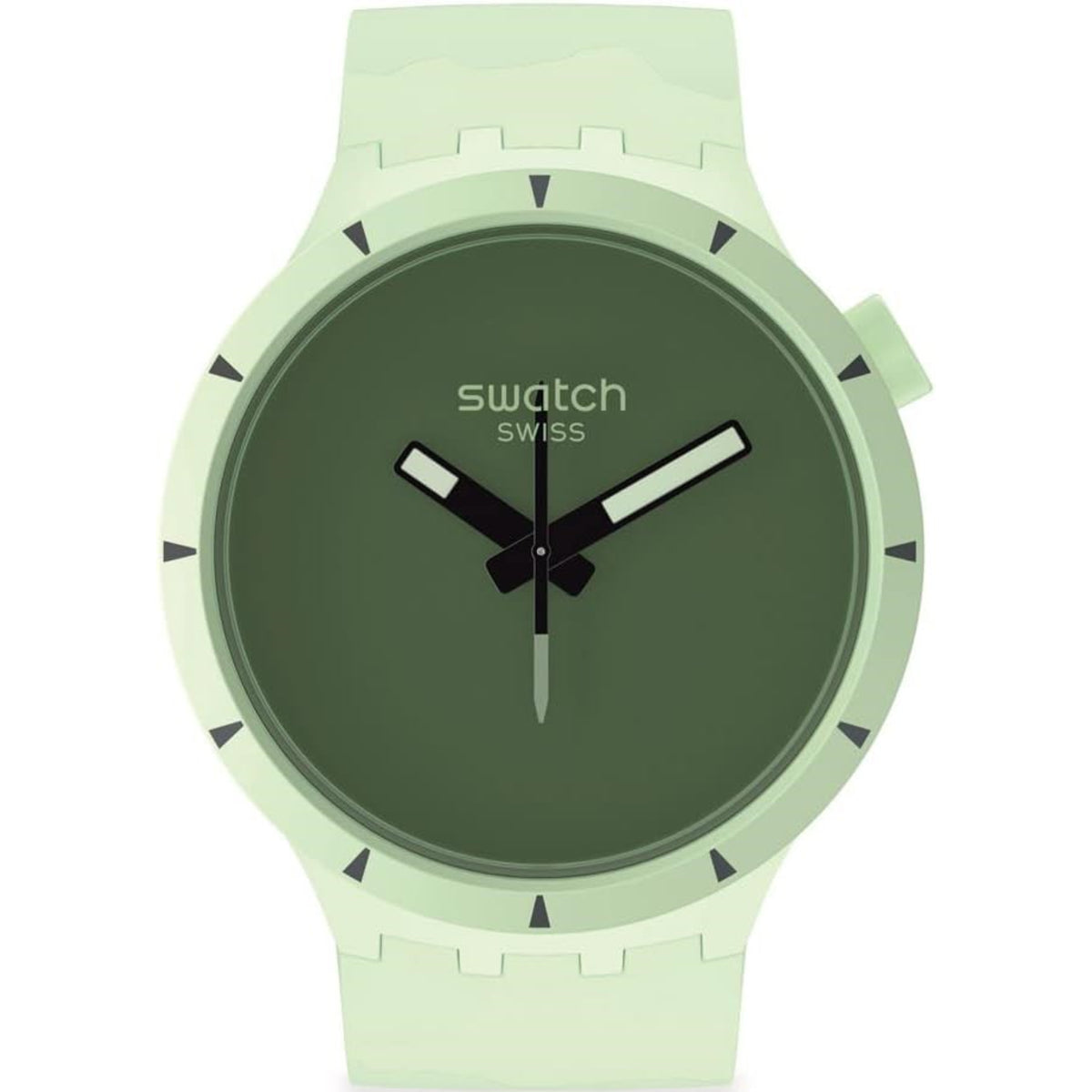 Swatch Big Bold Bioceramic Forest Quartz Unisex Watch SB03G100