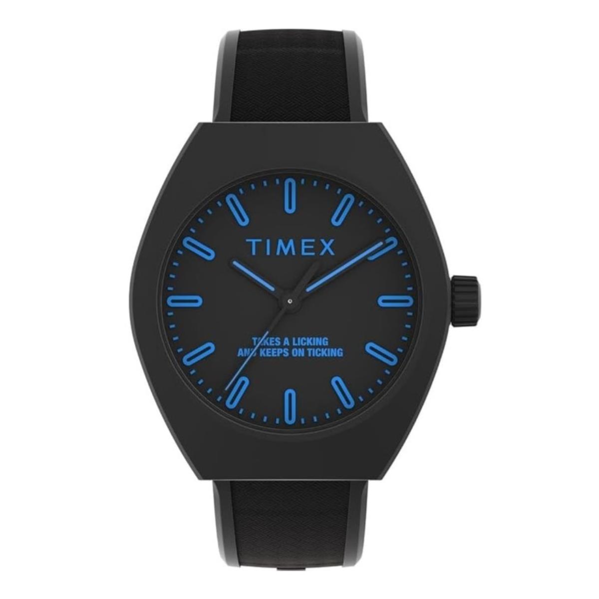 Timex Urban Pop Quartz Black Dial Eco-Friendly Strap Unisex Watch TW2W42300