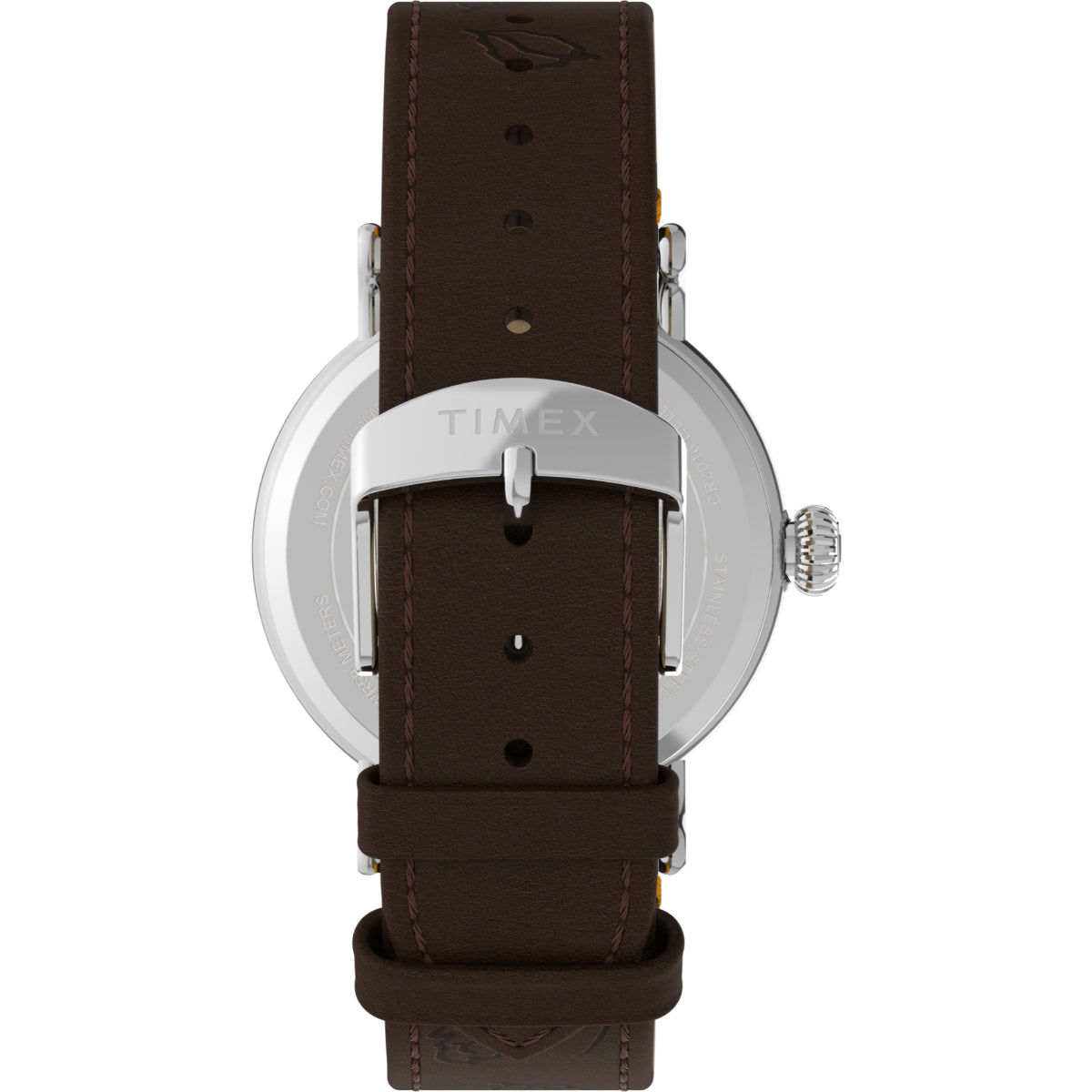Timex X Peanuts Thanksgiving Quartz White Dial Leather Strap Unisex Watch TW2W44300