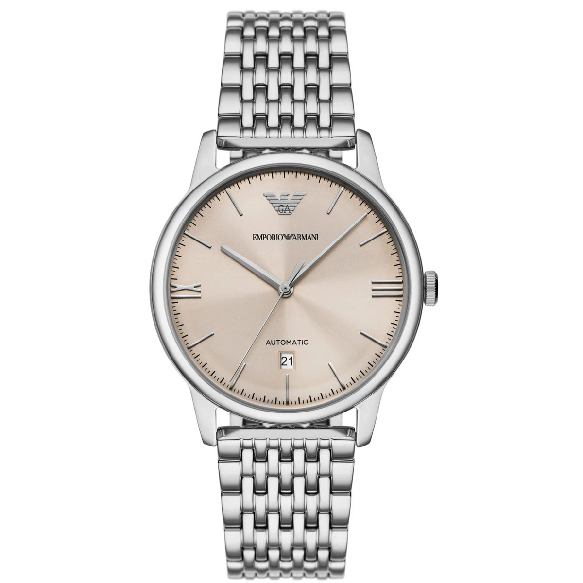 Emporio Armani Automatic Stainless Steel Watch Men’s AR60082