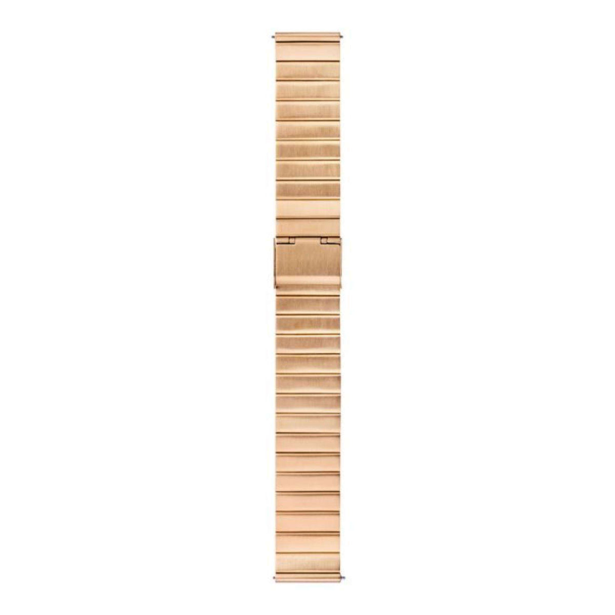 Rose gold-tone steel watch bracelet link band for Mondaine Classic 36mm