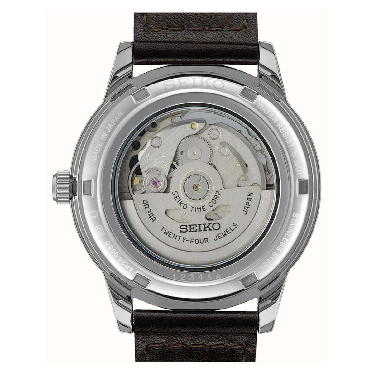Seiko Presage SSK013J1 exhibition case back view