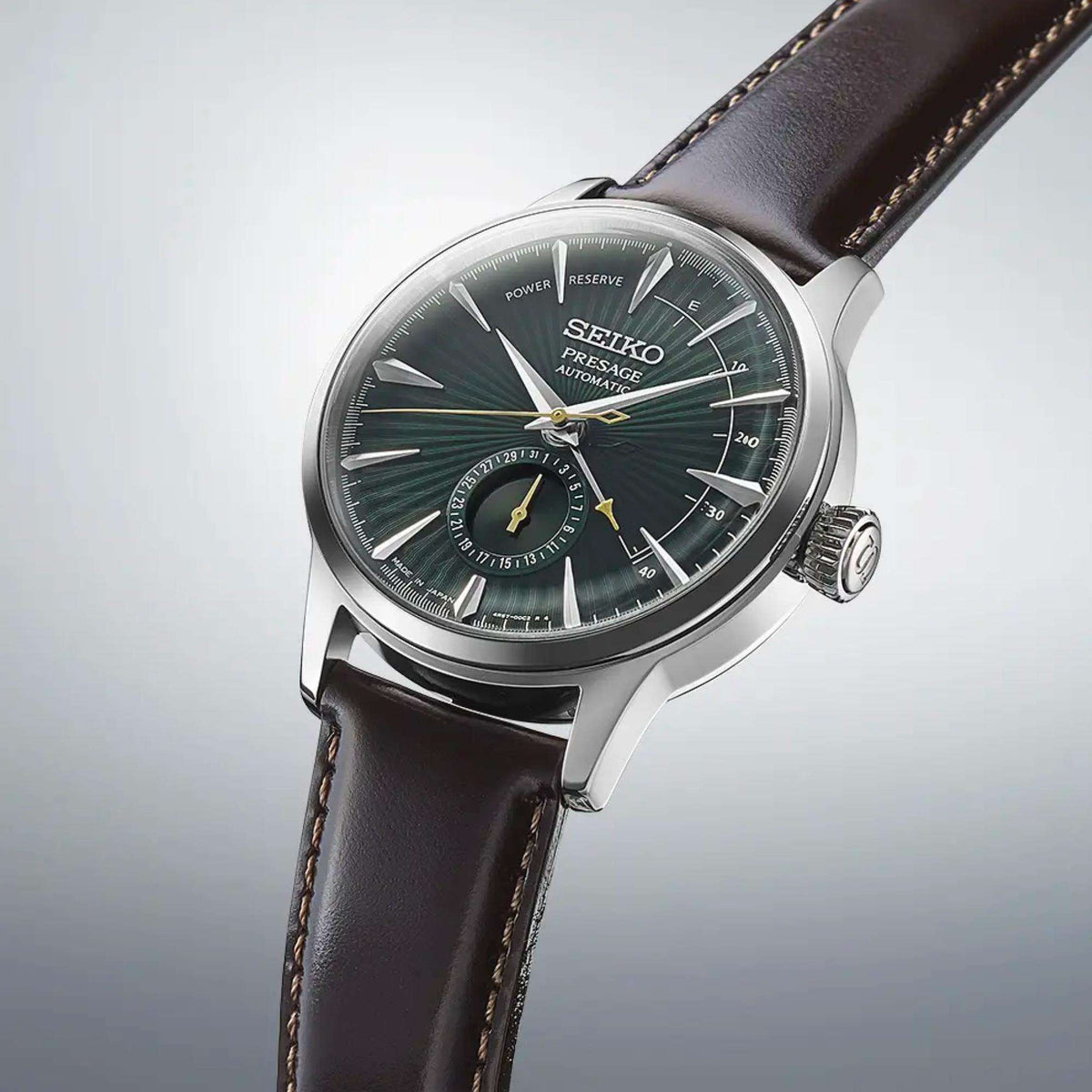 Seiko Presage SSA459J1 dynamic angled view