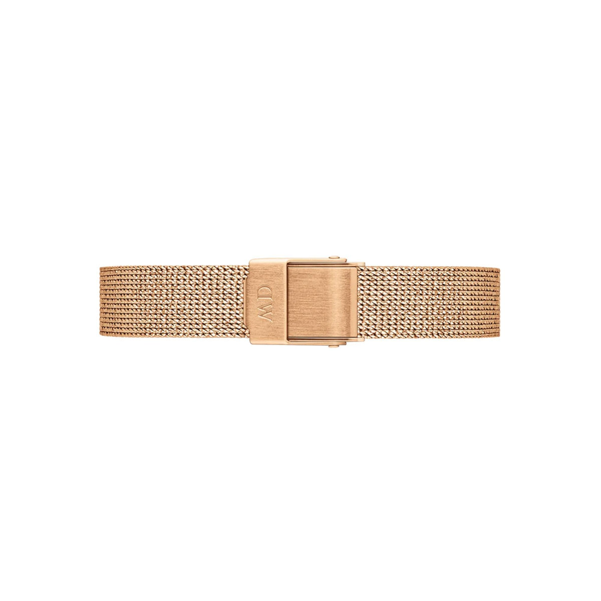 Rose-gold clasp and mesh bracelet for ladies green dial quartz wristwatch