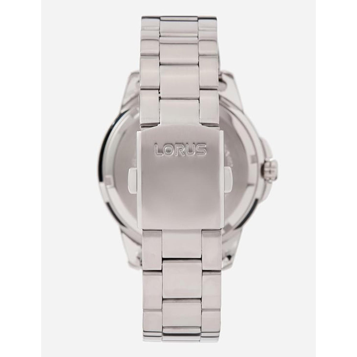Lorus Quartz Black Dial Steel Strap Men's Watch RH355AX9