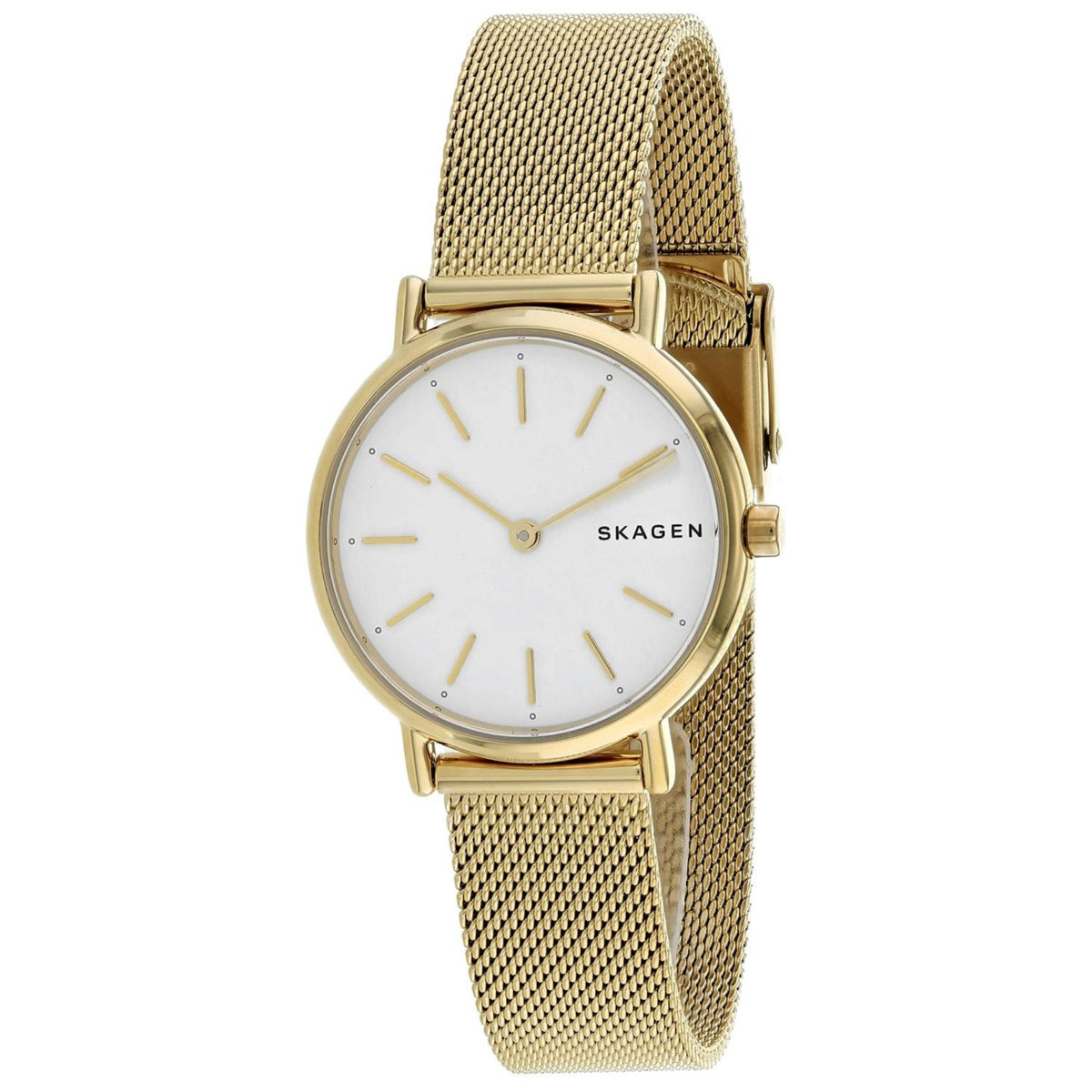 Three-Quarter Front View of Skagen Signatur Lille SKW2693 Ladies Watch