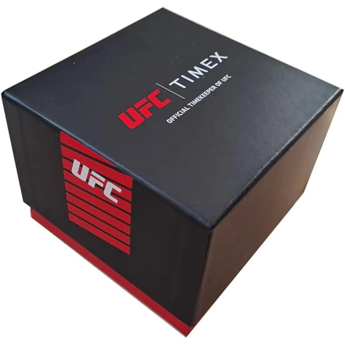 Timex UFC TW2V86700 official branded black and red packaging box