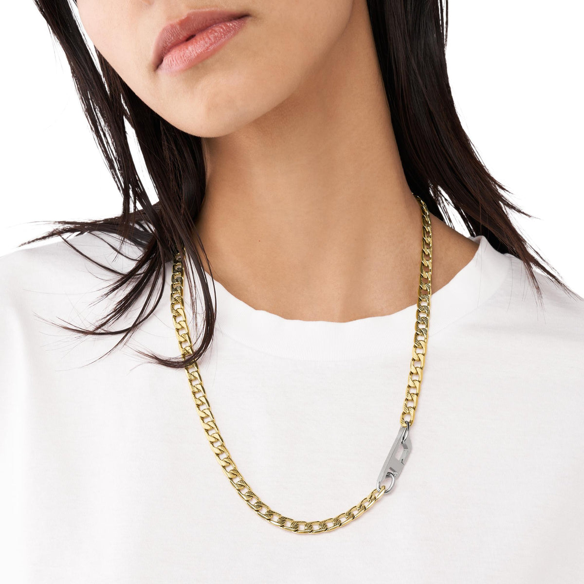 Diesel Chain Stainless Steel Unisex Necklace DX1438931