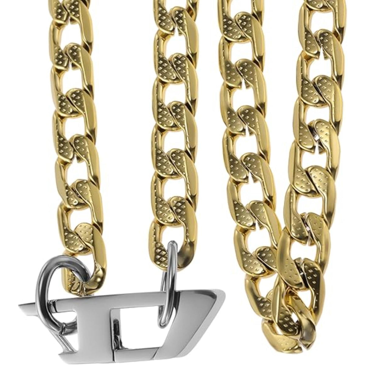 Diesel Chain Stainless Steel Unisex Necklace DX1438931