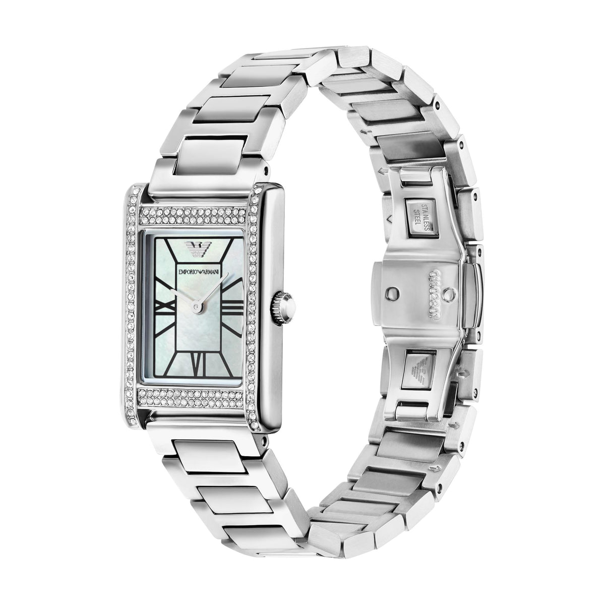 Emporio Armani Two-Hand Mother Of Pearl Ladies Watch AR11625