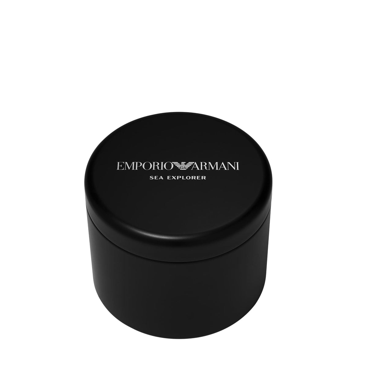 Emporio Armani Sea Explorer presentation box in matte black
