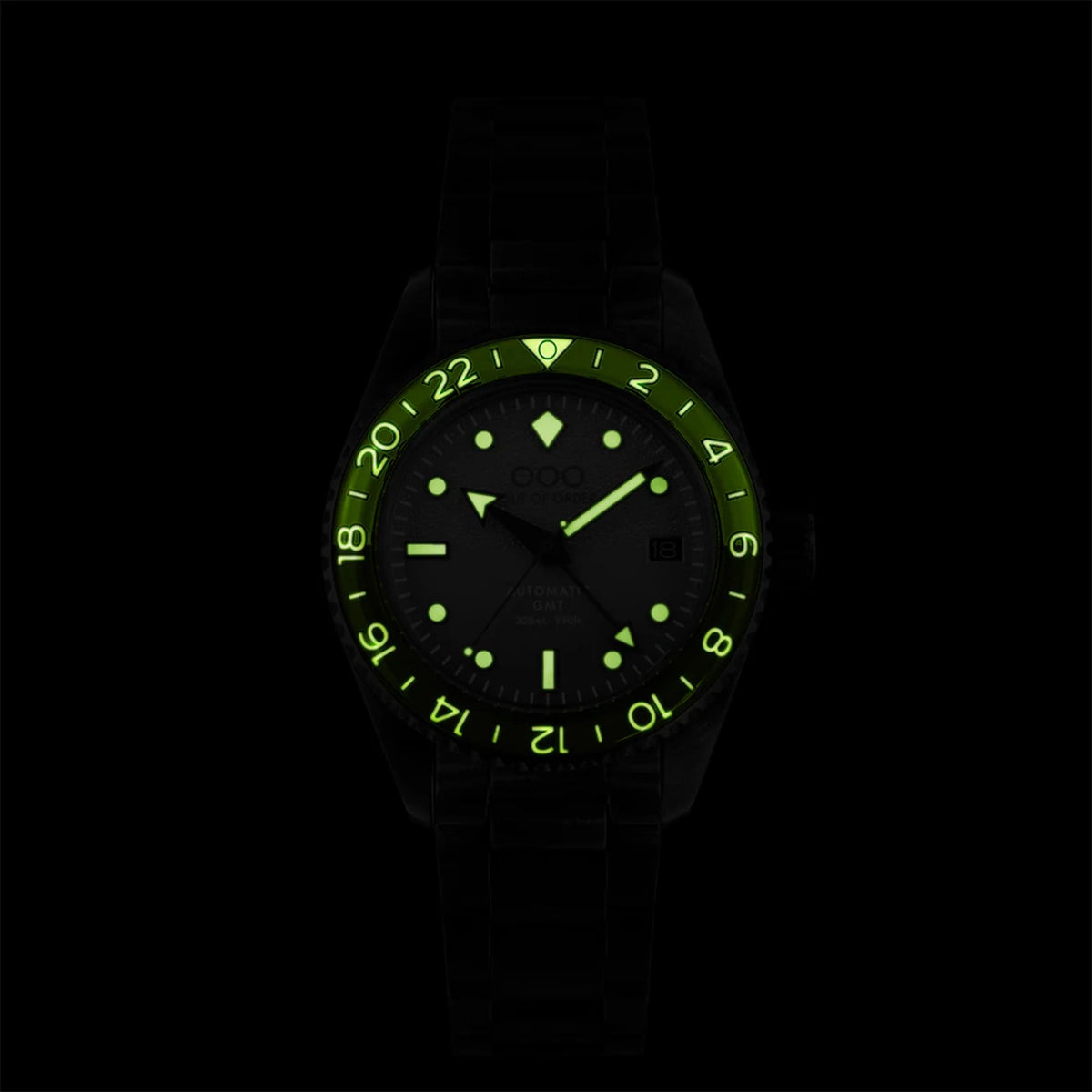 Out Of Order OOO.001-25.BB.BAND.SS Shaker GMT Men's Watch