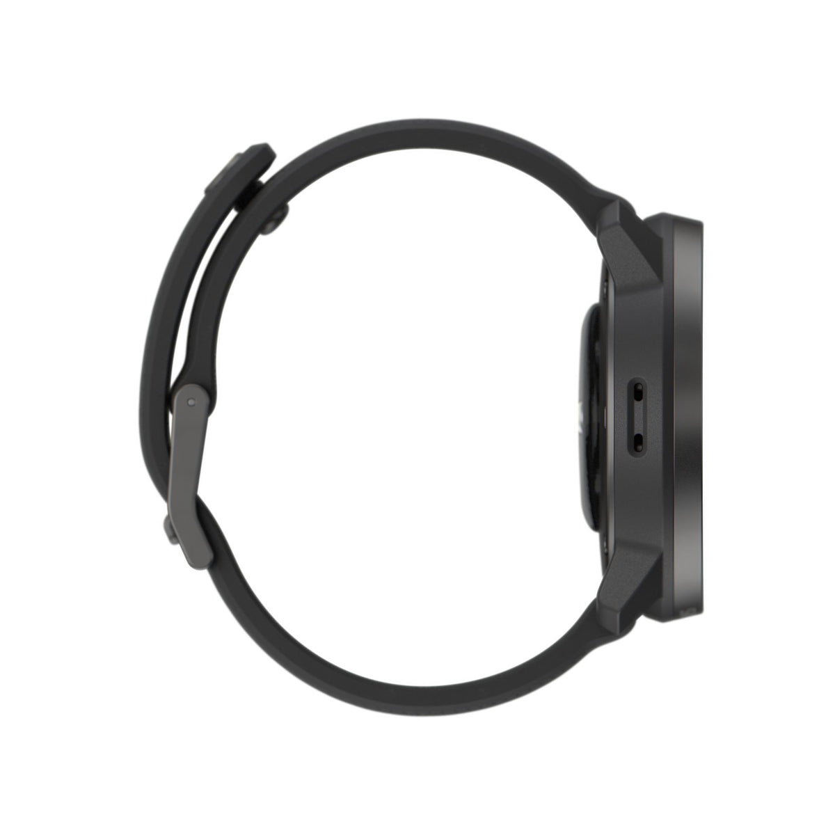 Suunto Race S SS051013000 side profile view displaying slim watch case structure and side control button layout