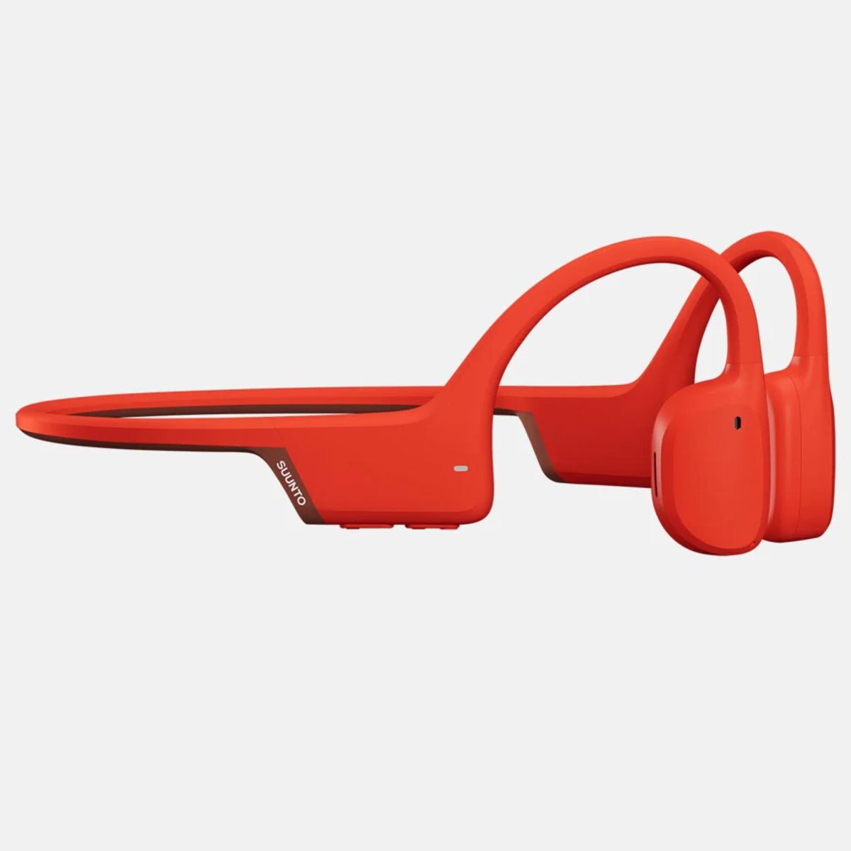 Suunto Sonic Coral Red SS050948000 side profile highlighting control module and brand logo