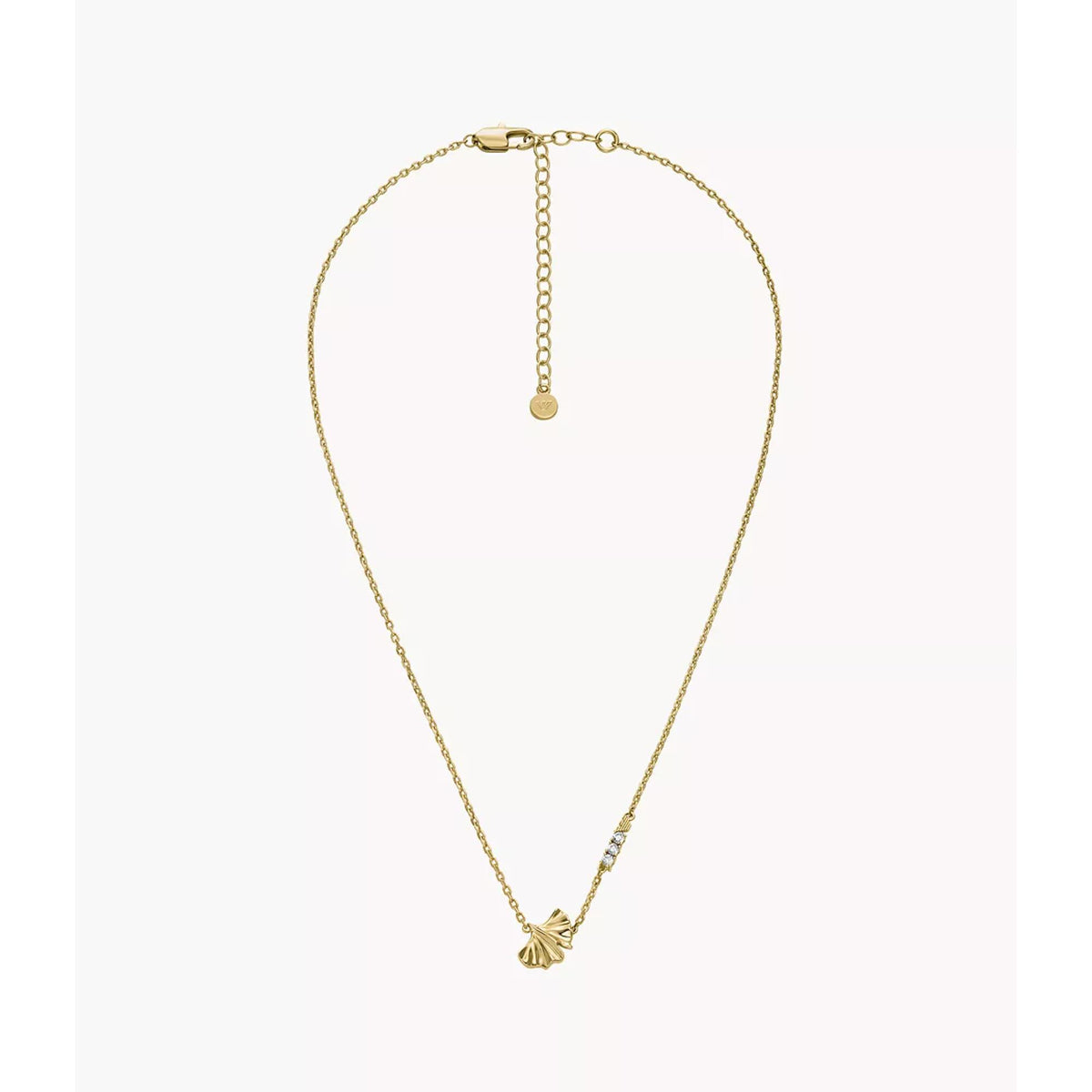 Emporio Armani Gold-Tone Brass ID Women's Necklace EGS3262710