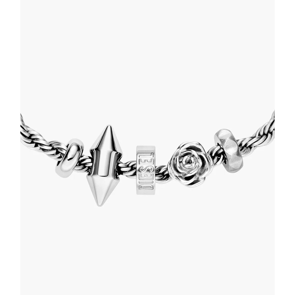Diesel Stainless Steel Charm Unisex Bracelet DX1622040