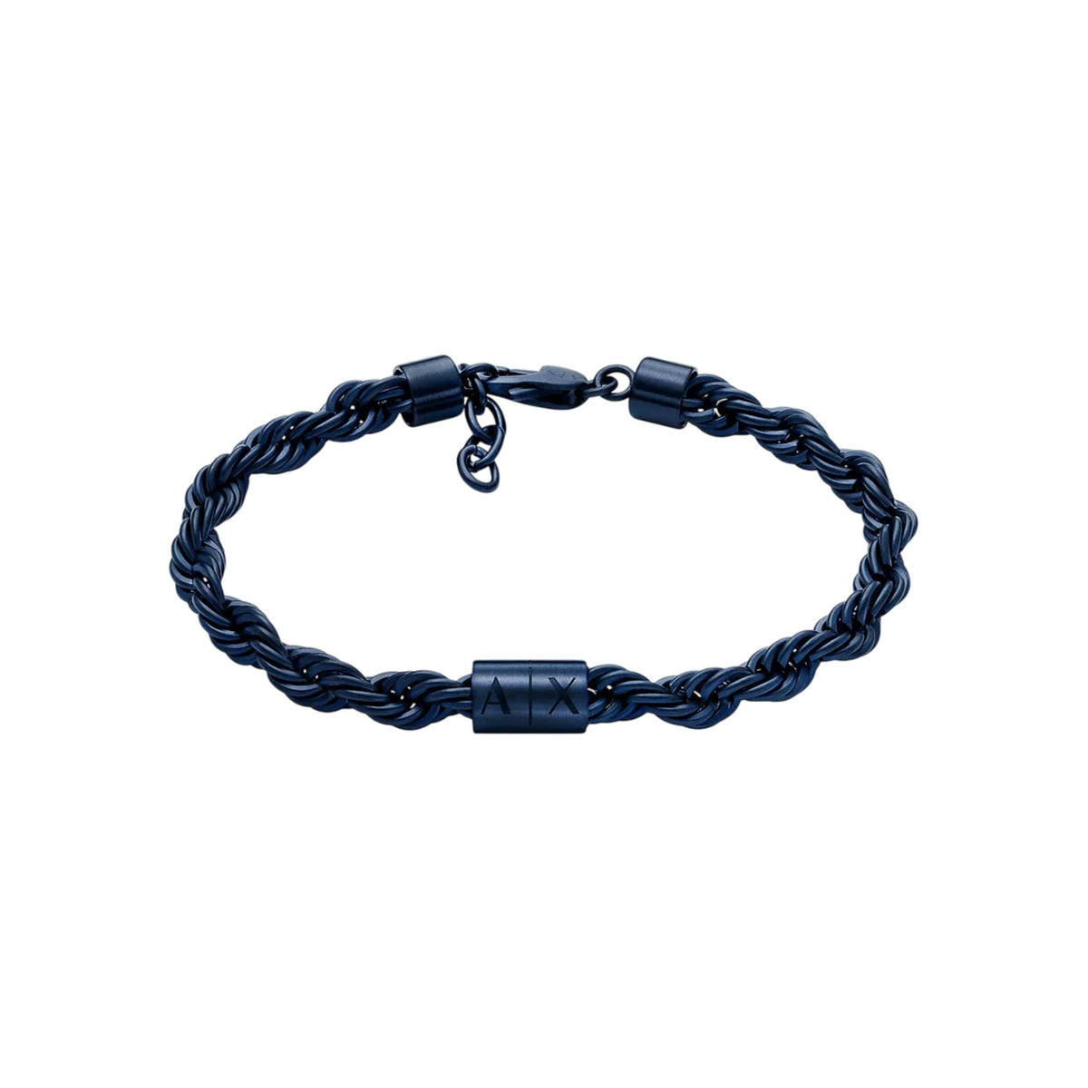 Armani Exchange Blue Stainless Steel Chain Men's Bracelet AXG0165470