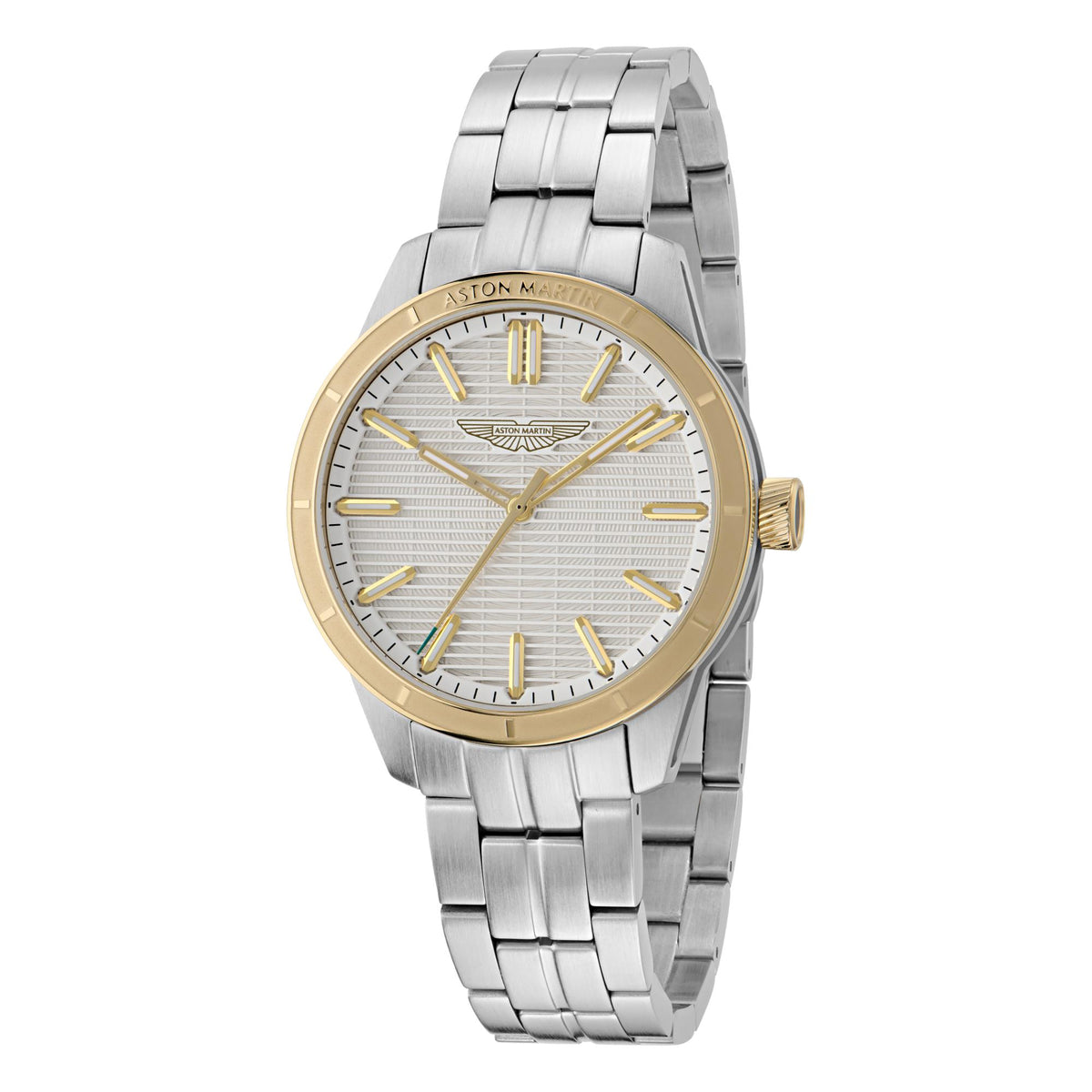 Aston Martin Quartz Grey Dial Steel Strap Men's Watch MTIH1F501