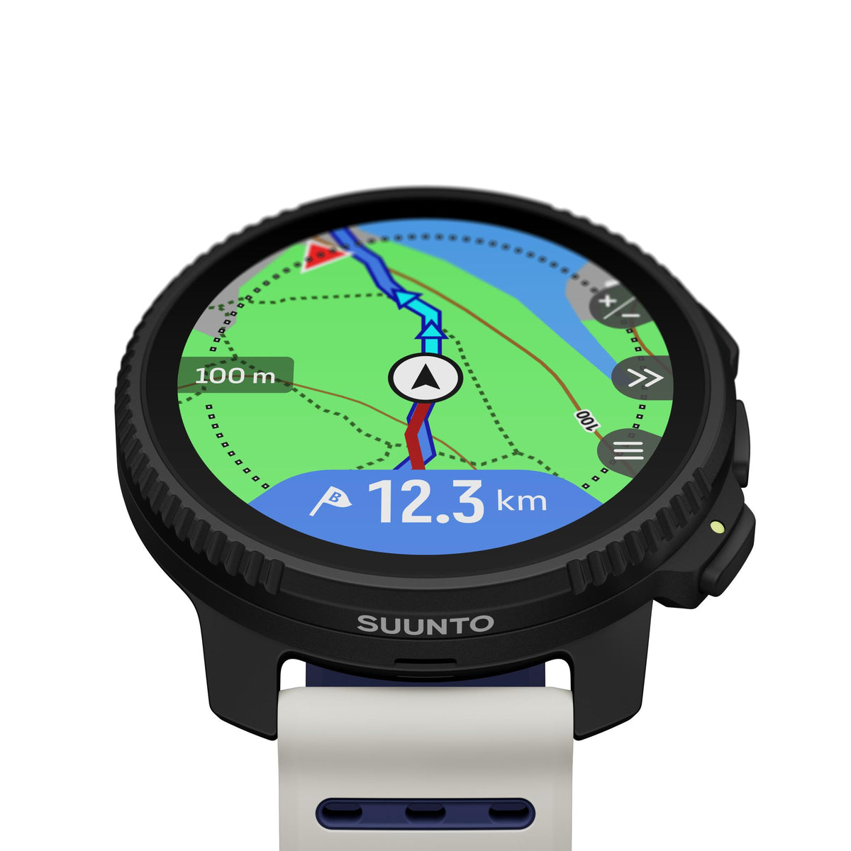 Suunto Vertical 2 SS051205000 top perspective view displaying map navigation interface