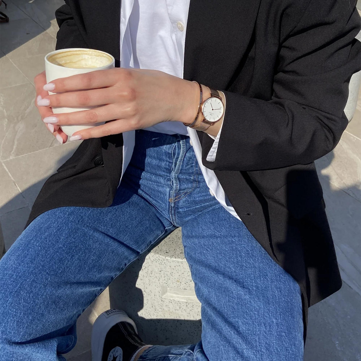 Daniel Wellington Petite DW00100219 lifestyle view