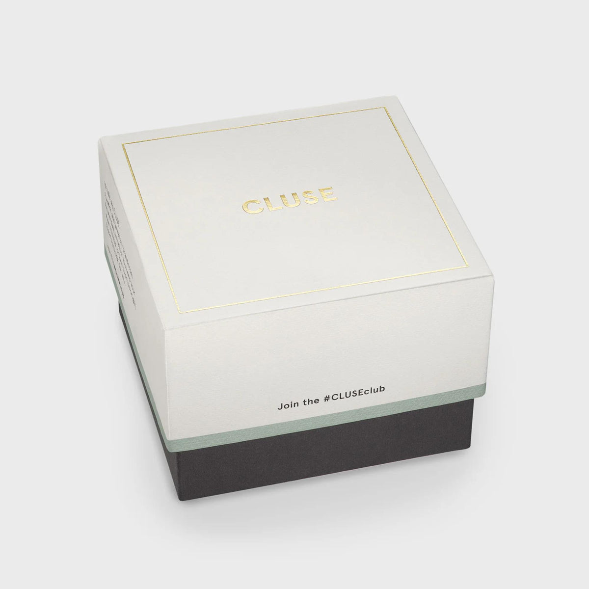 CLUSE watch gift box with CLUSE logo on the lid