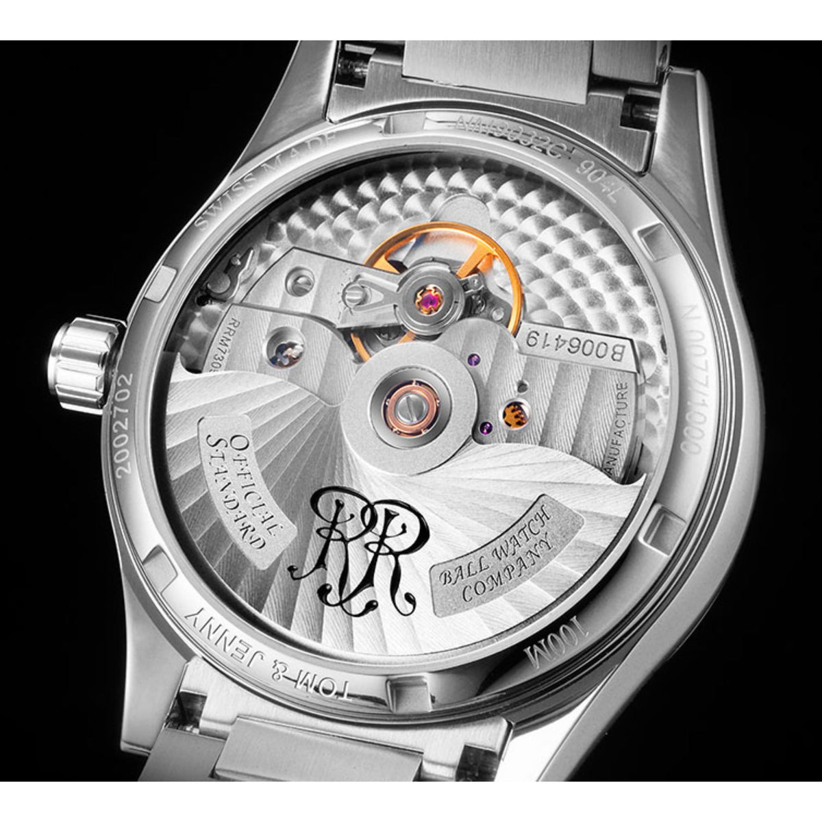 BALL Engineer M NM2128C-S5CJ-MAL exhibition sapphire crystal case back and automatic movement