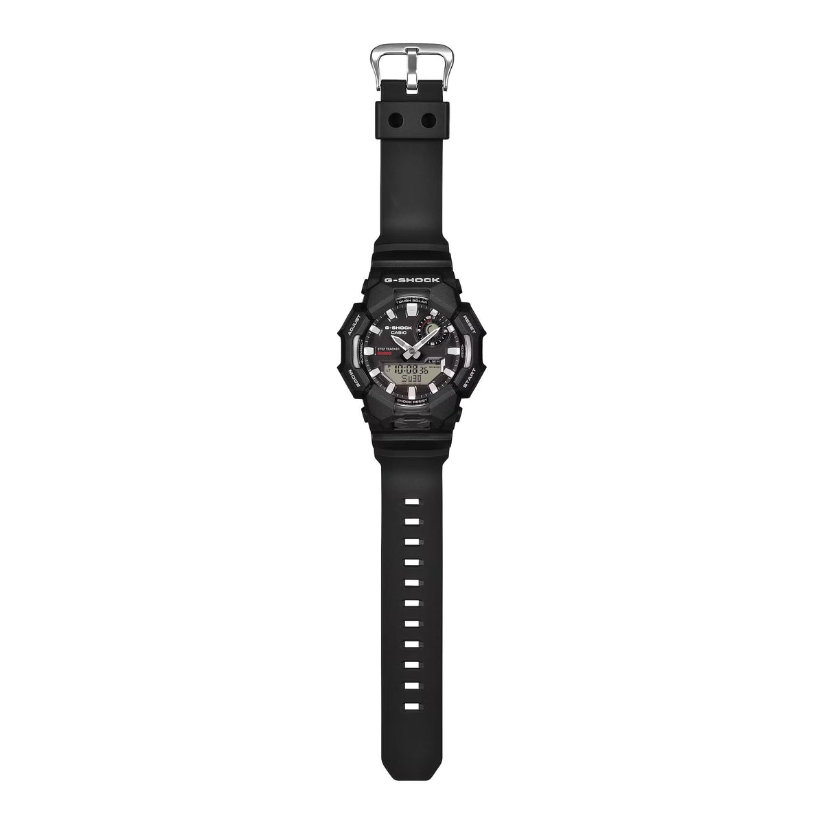 Casio G-Shock GA-B010-1AER black resin strap full front view