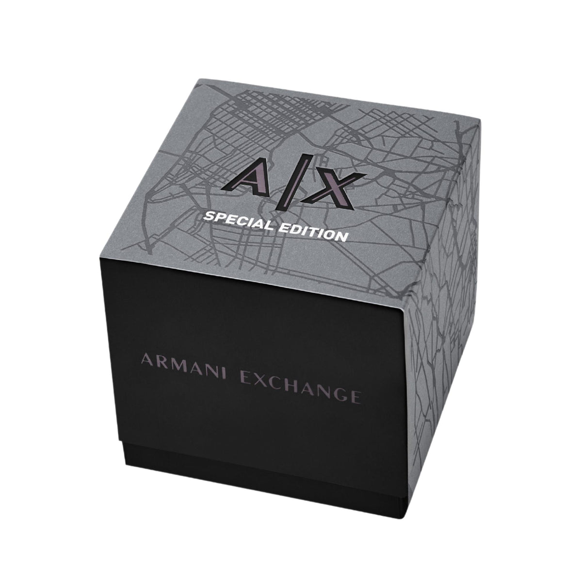Luxury Armani Exchange black packaging box