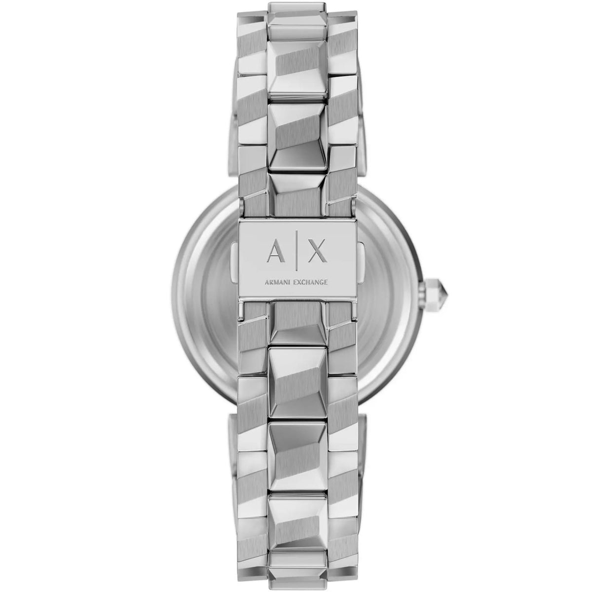 Armani Exchange Audelle AX4405 rear view showing closed deployment clasp