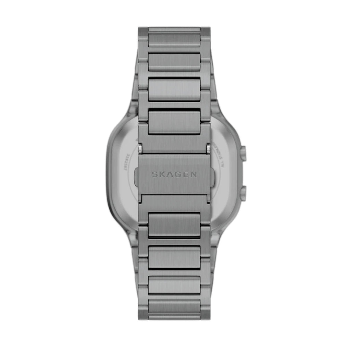 Skagen Mellem SKW6947 engraved stainless steel clasp detail