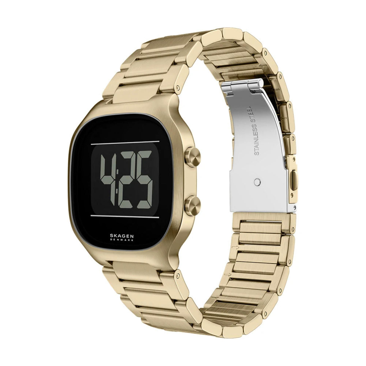 Angled Perspective of Skagen Mellem SKW6949 Digital Display and Bracelet
