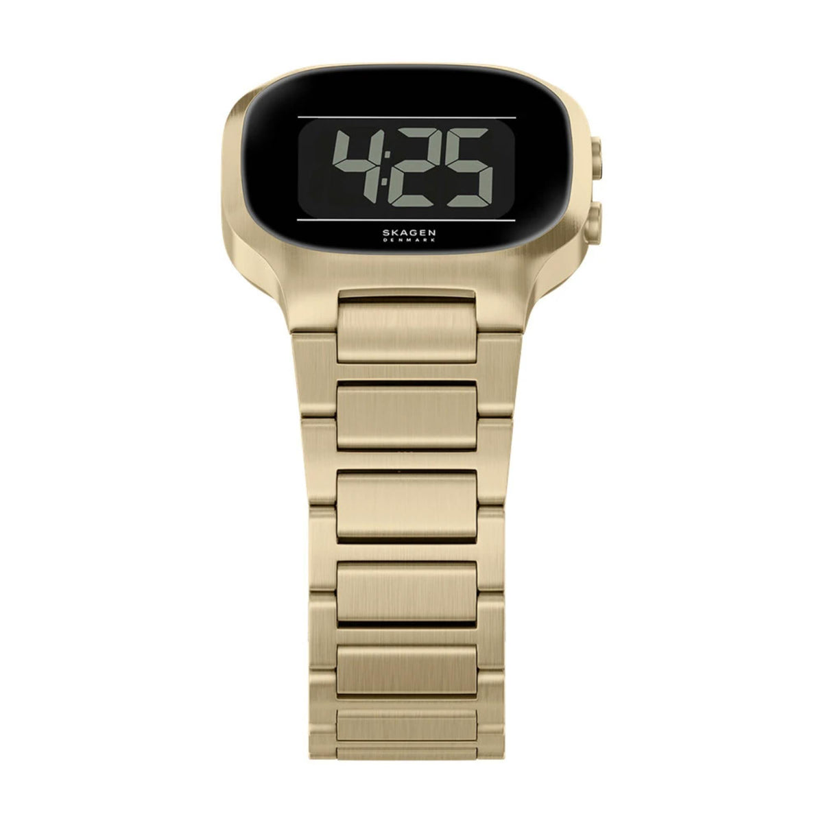 Top-Down Flat View of Skagen Mellem SKW6949 Watch Head and Bracelet
