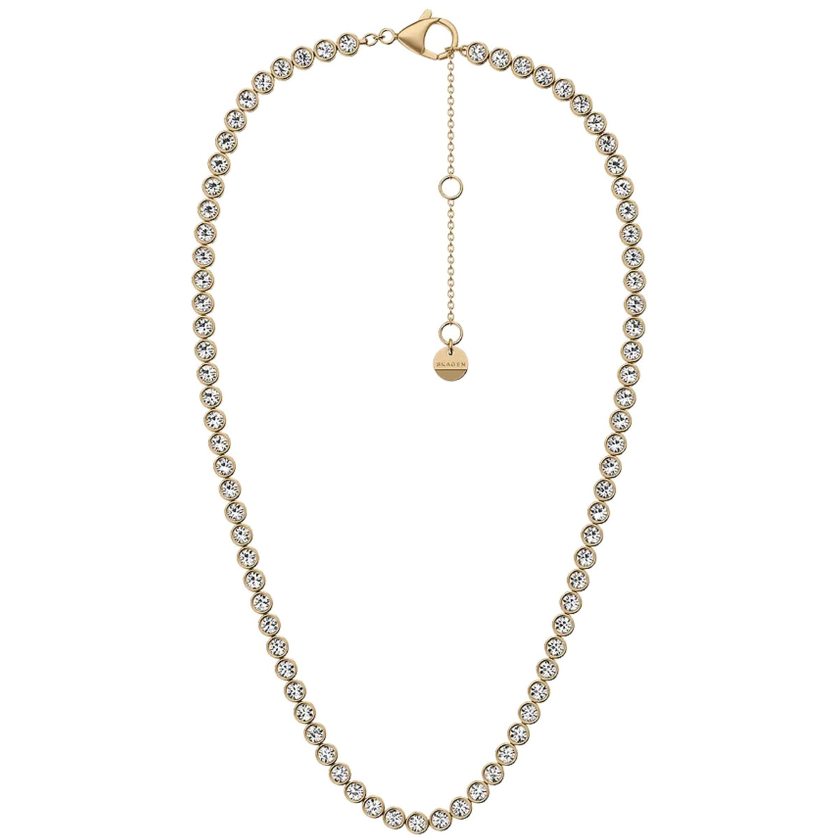 Skagen Moderne Glitz 356mm Gold Ladies Necklace SKJ5019710