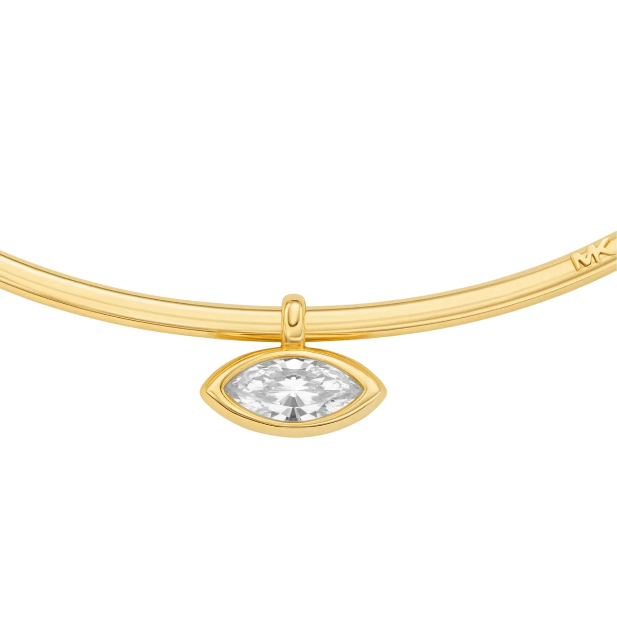 Michael Kors MK Logo 216mm Gold Marquise Cut Cubic Zirconia Ladies Collar Necklace MKJ8672710