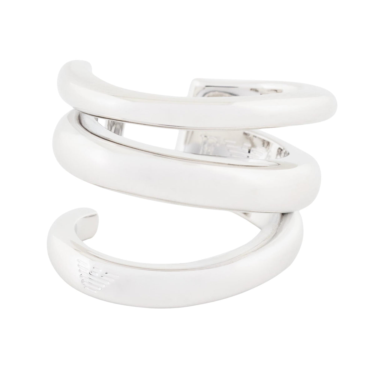 Emporio Armani Iconic Trend 14mm Silver Brass Ladies Cuff Earring EGS3395040