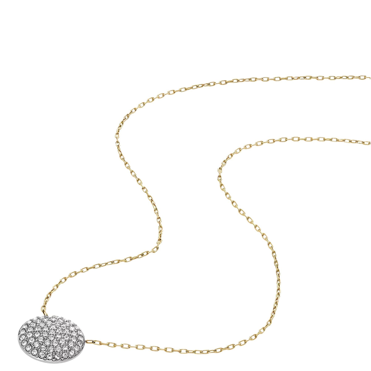Fossil Ellis Glitz 406mm Steel Pendant Ladies Necklace JF04815SET