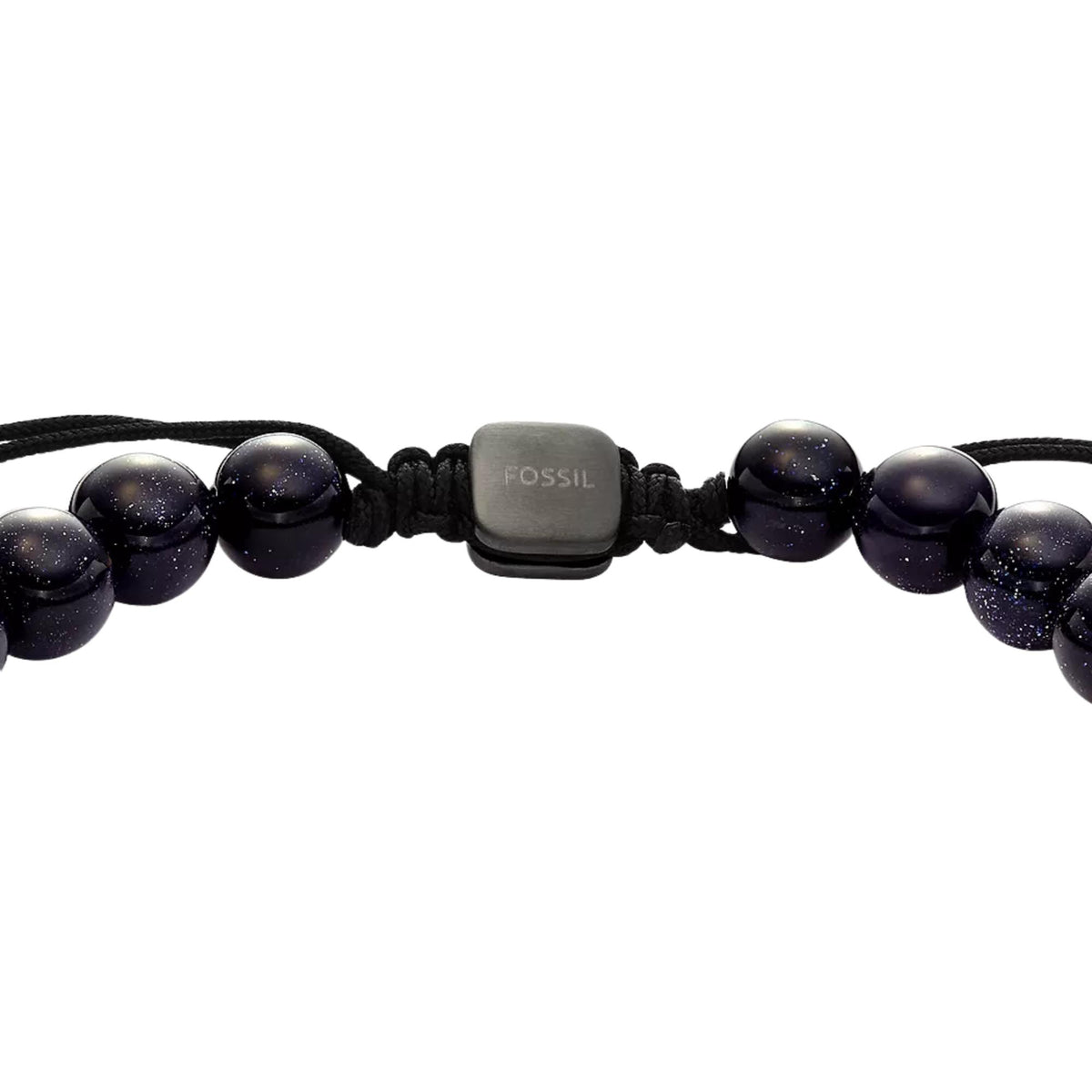 Fossil Galaxy Beads 250mm Steel Blue Mens Bracelet JF04819060
