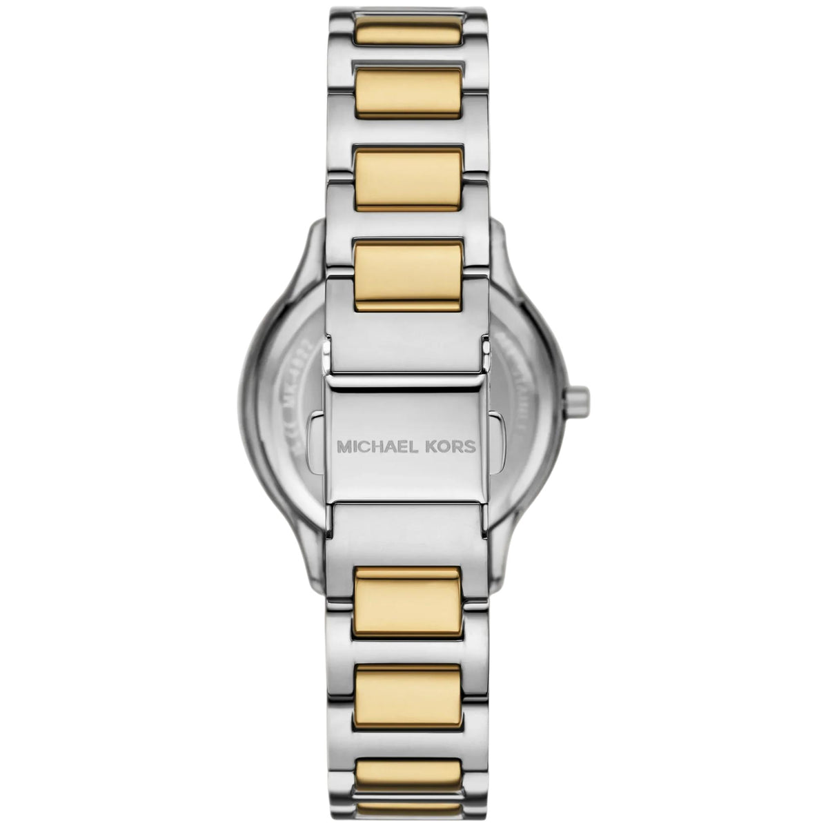 Michael Kors Mini Sage Pavé 31mm Mother of Pearl Dial Steel Ladies Quartz Watch MK4910