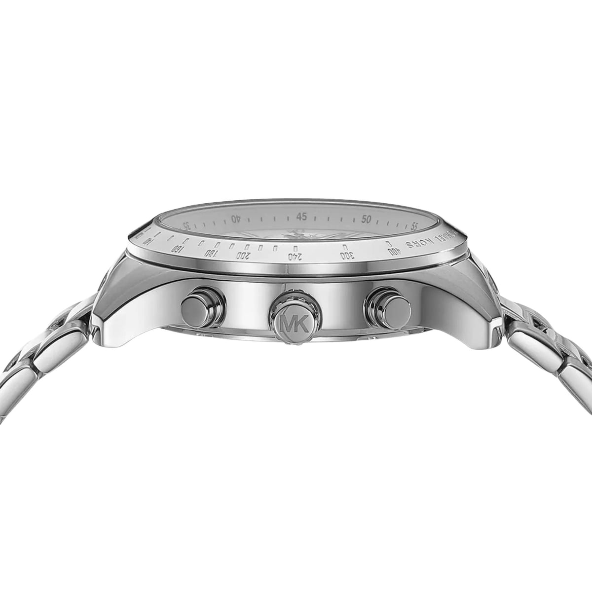 Michael Kors Berkley 40mm Chronograph Silver Dial Steel Ladies Quartz Watch MK7413